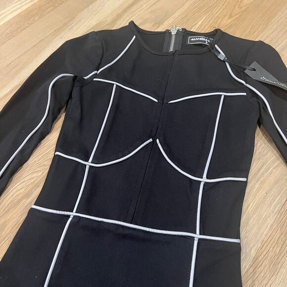 Maniere De Voir Bodycon Dress with Corset in size 6 - Picture 3 of 6